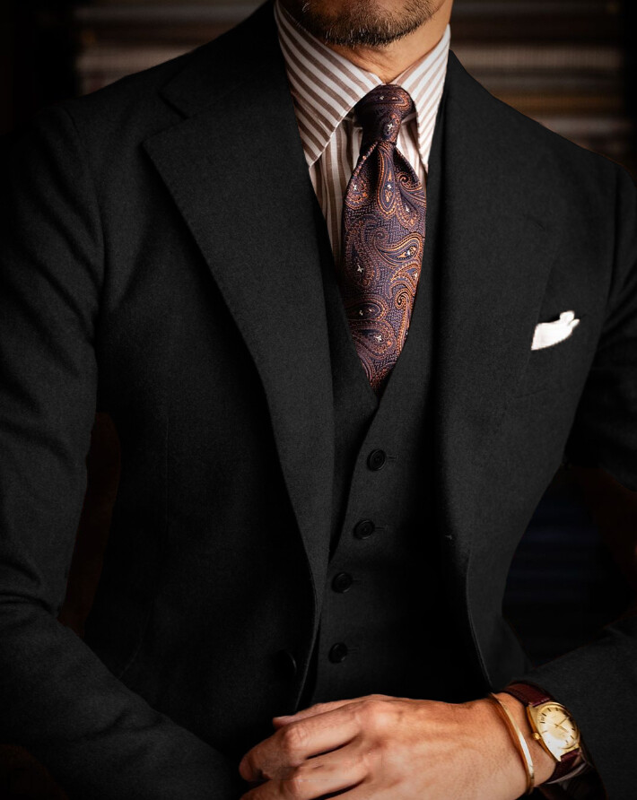100% Cashmere 3Pcs Men Suits Formal Prom Jacket Business Workwear Party Tuxedos