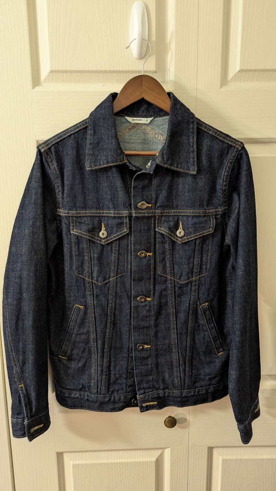 3SIXTEEN 20th Anniversary Burkina Faso Denim Type 3s Trucker Jacket Men’s S