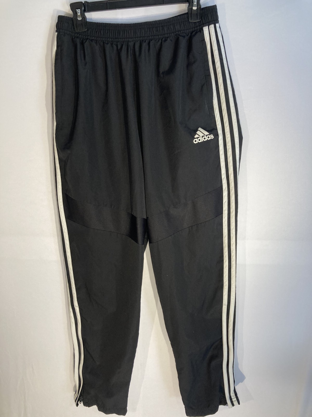 Adidas Men Essentials Tapered 3-Stripes Track Pant – Black, Size L