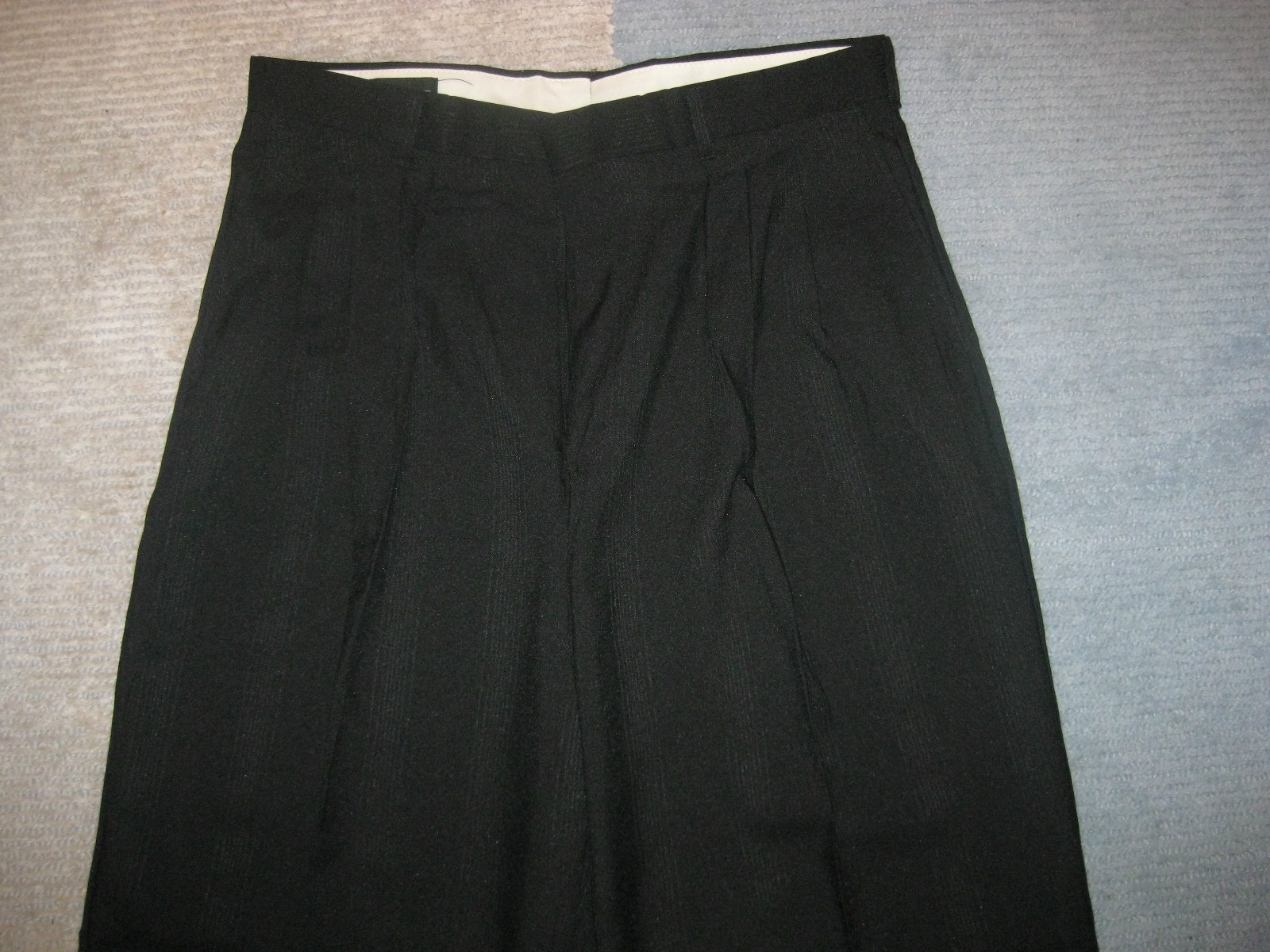 Mens Pants Unique Black Dress Cuffed 32 34 36 38 X 32 Style #2 NEW made in USA
