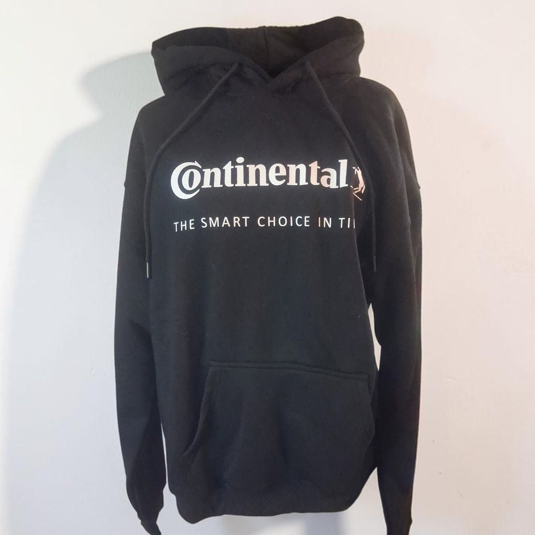 Continental Tier Black Hoodie Long Sleeve Logo Warm Size XL