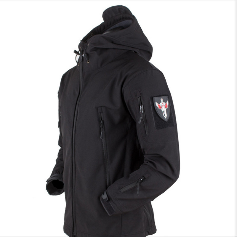 Mens Waterproof Winter Jackets Outdoor Tactical Coat Soft Shell Military Jacket