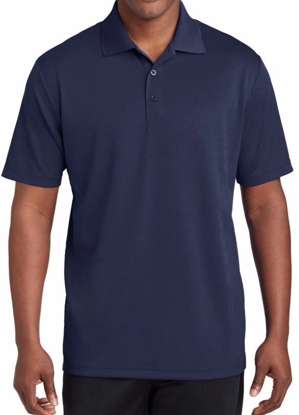 Sport-Tek ST640 Men’s RacerMesh PosiCharge Polo Cool Dri Fit Performance Solid