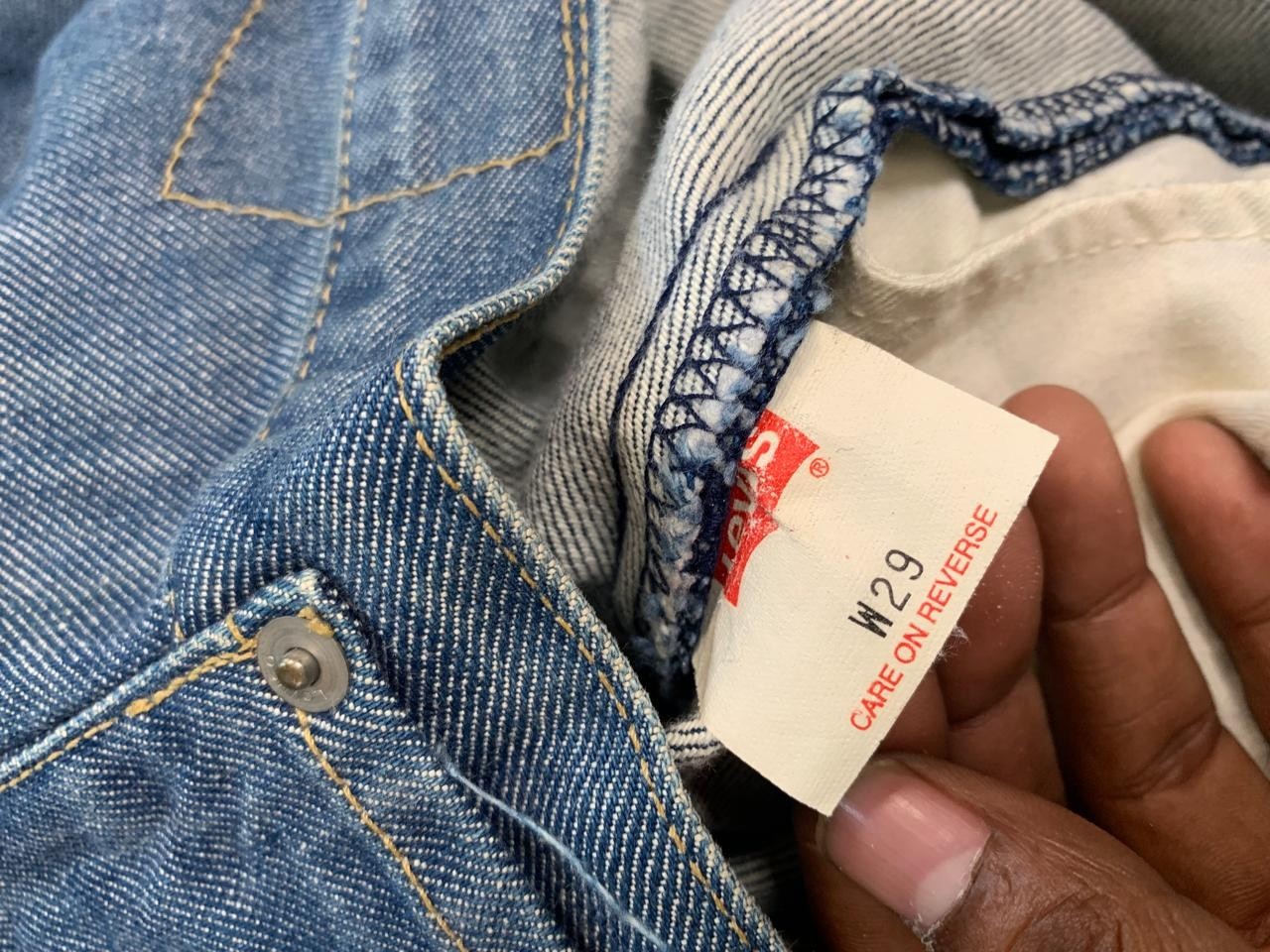 Vintage Levi’s Engineered Jeans Loose W29x29 MADE IN JAPAN