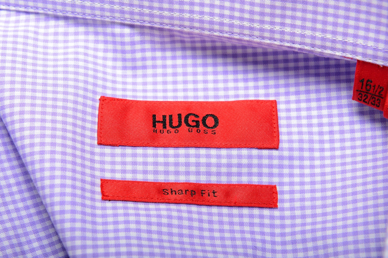 Hugo Boss Men’s “Mabel” Sharp Fit Multi-Color Plaid Long Sleeve Dress Shirt