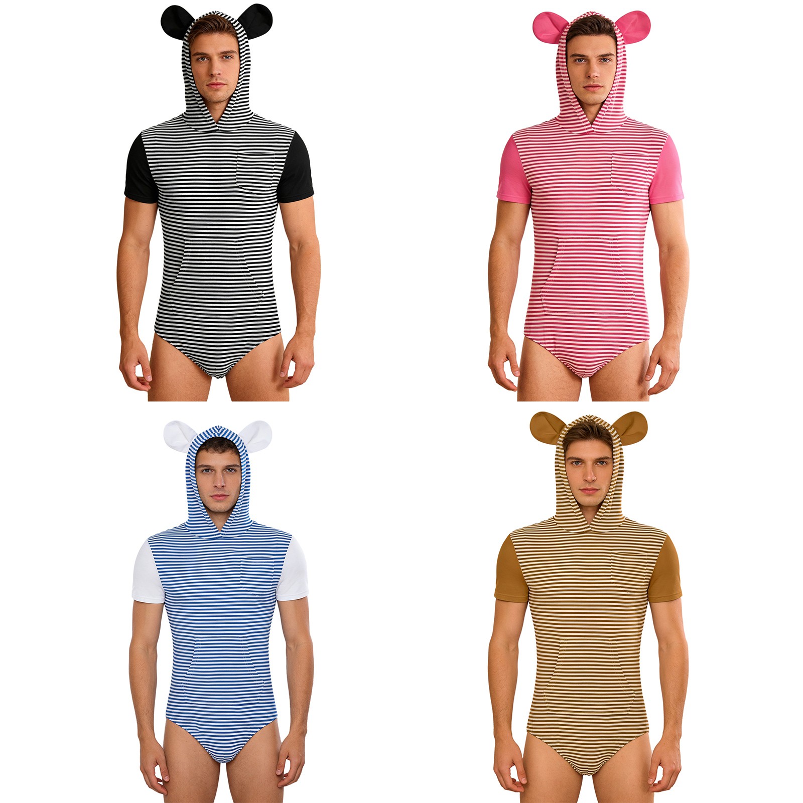 Mens Nightwear Jumpsuit Pajamas Honeymoon Leisure Time Anniversary Home Casual