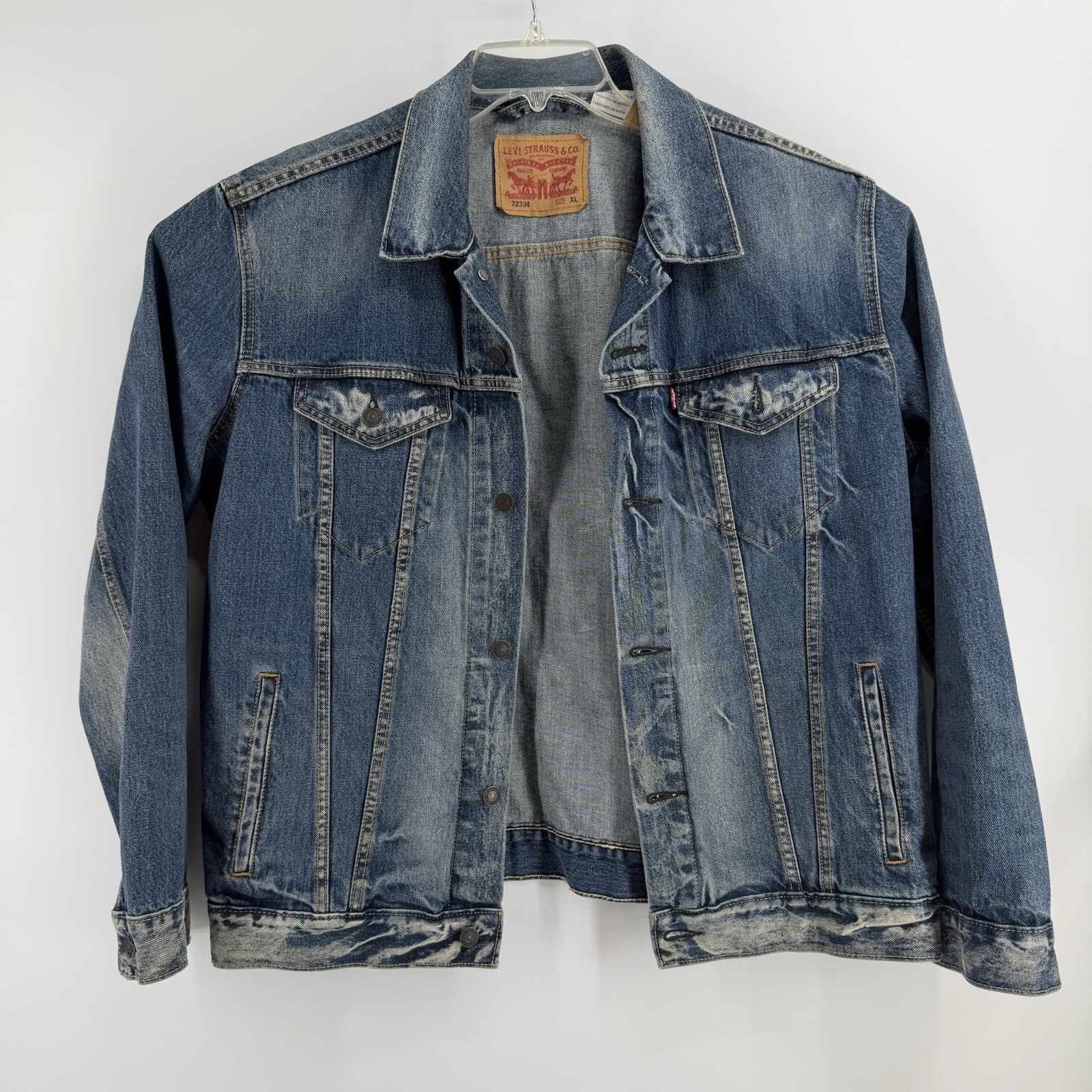 Levi Strauss & Co. Mens Jean Denim Jacket Size XL Cotton 72334