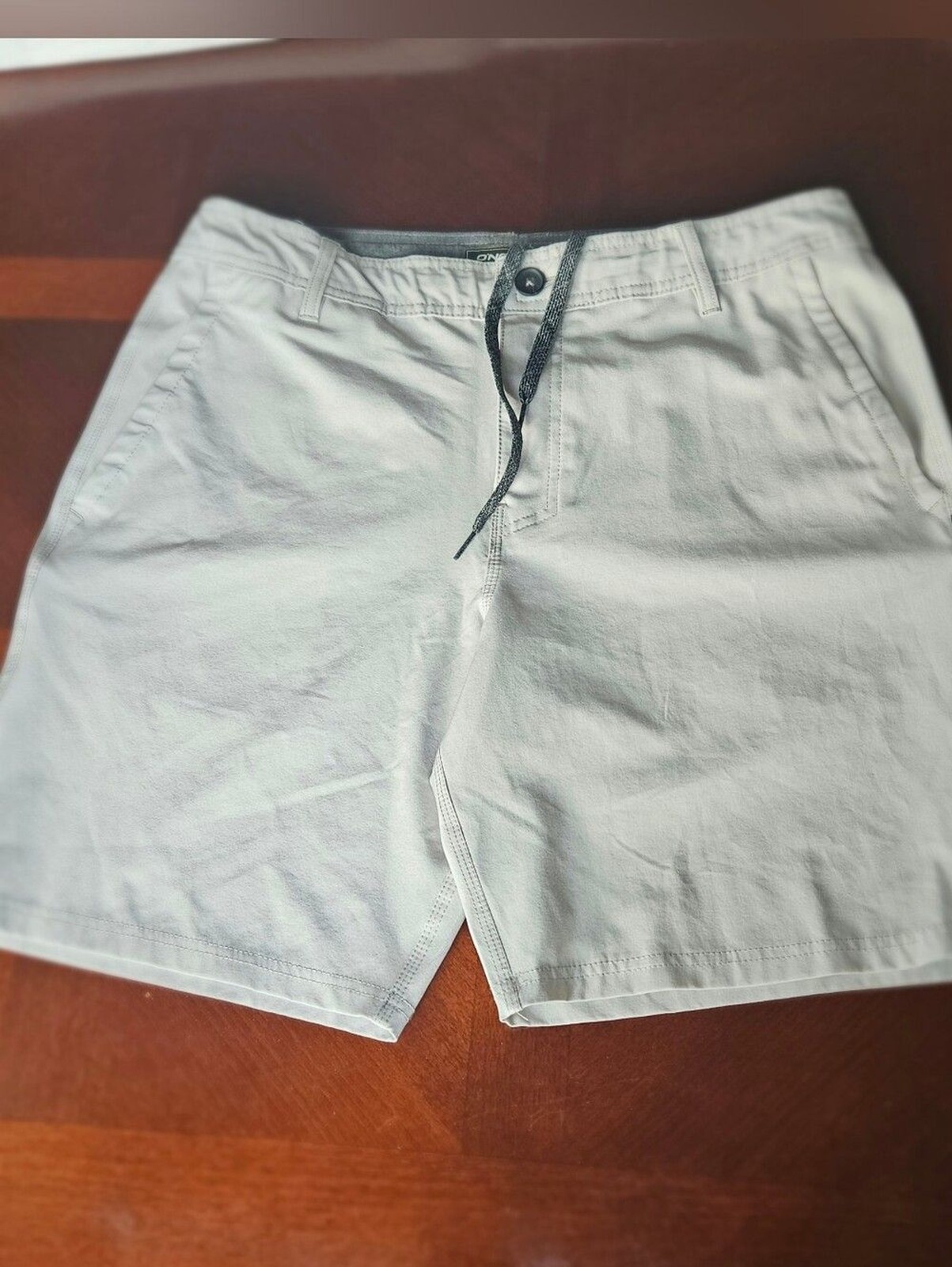O’Neill Hybrid Shorts Men’s 36 Khaki Gray Hyperdry Stretch Boardshorts Walkshort
