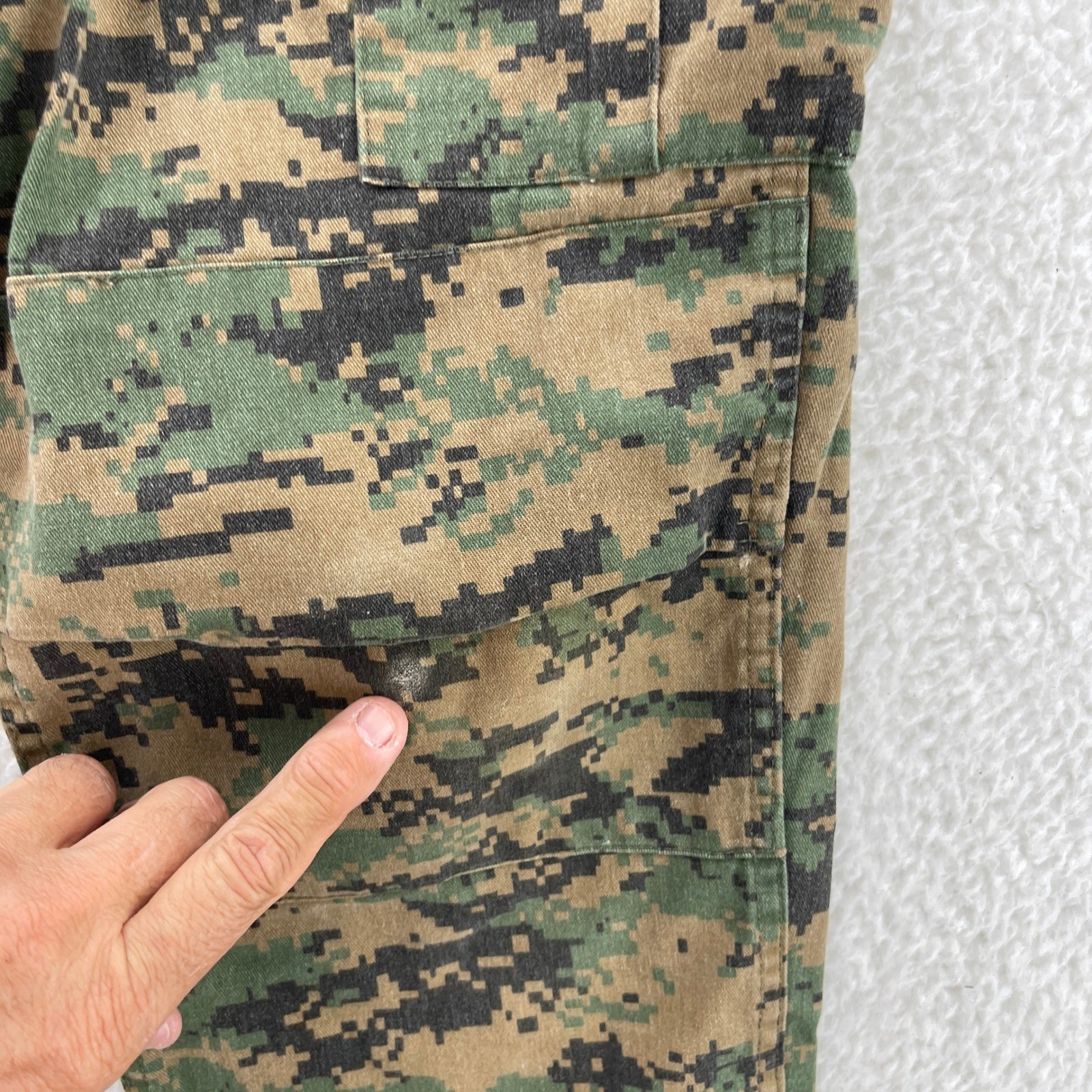 Woodland Camo Pants Mens Small USMC MARPAT Digital Regular Military Trousers