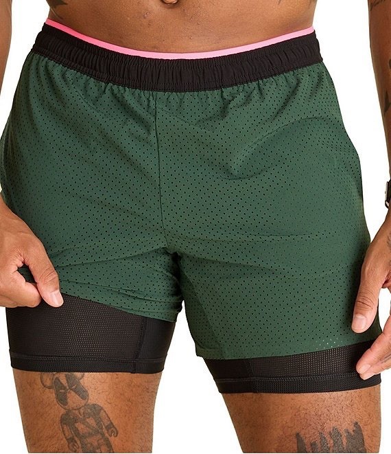 Chubbies Training Juniper Jumpers Shorts In Dark Green Sz XL 5.5”