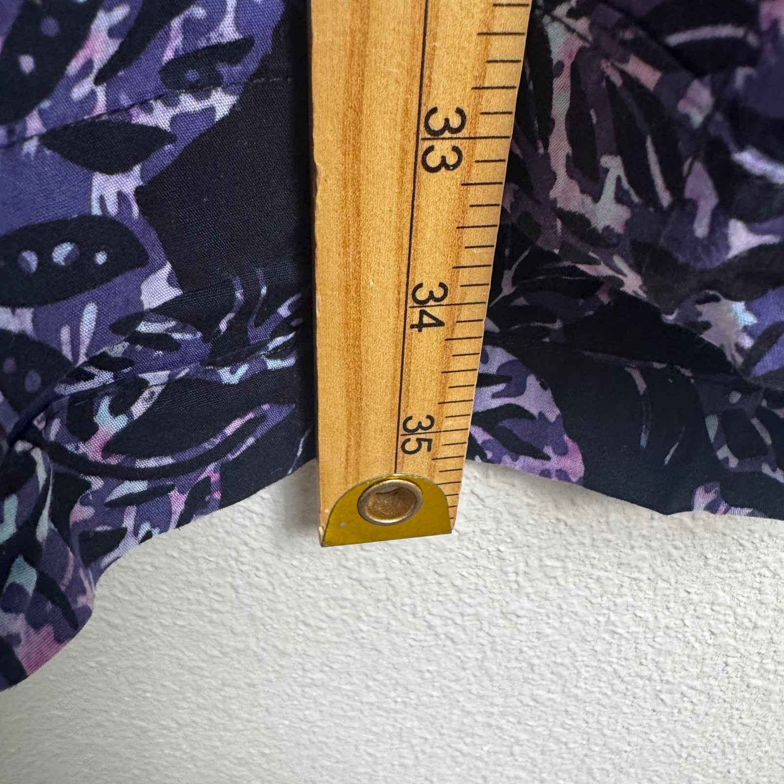Johari West Batik Hawaiian Shirt Bundle XLT Tall Blue Purple Cotton 2 Pack