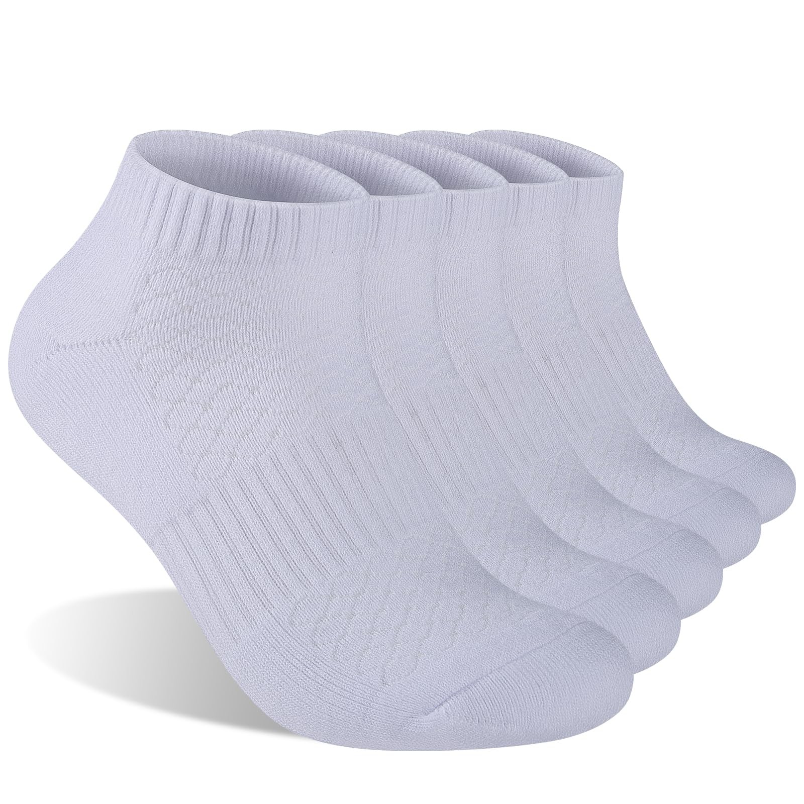 Mens Cotton Cushioned Ankel Socks, Athletic Performance Running Moisture Wick…