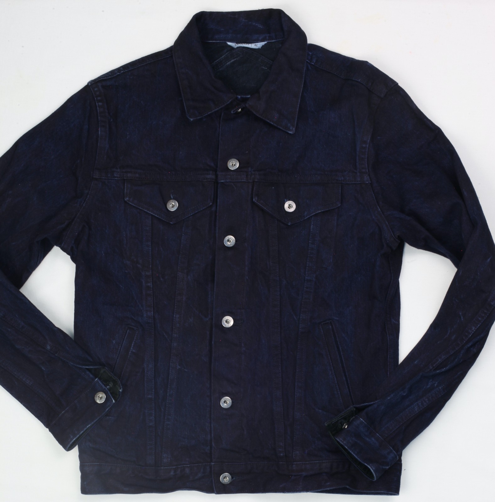 3sixteen Denim Slim Fit Trucker Jacket Blue XL See Measurements