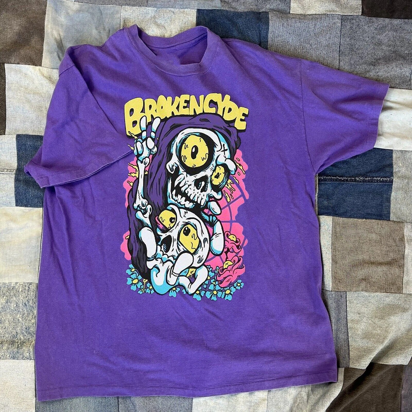 Collection Brokencyde Band Cotton Gift For Fan S to 5XL Purple T-shirt KK300