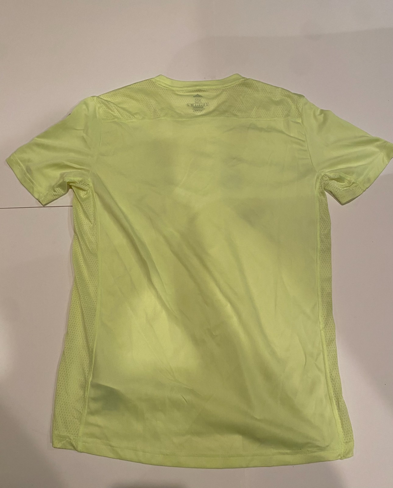 Used ADIDAS T SHIRT DX1316 XS EXTRA SMALL men shirt unknown “neon yellow” shade