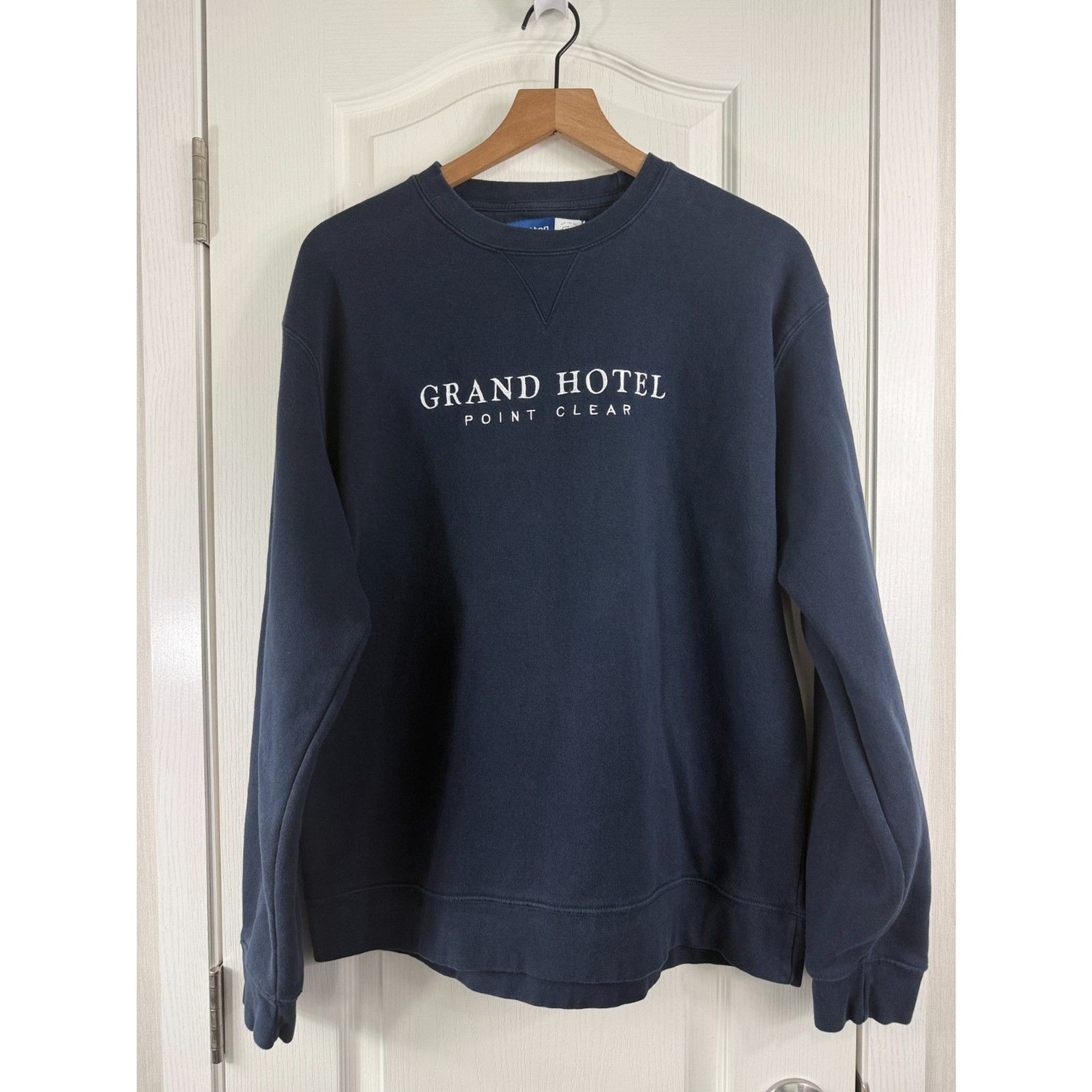 Grand Hotel Point Clear Alabama Sweatshirt Men’s Large Navy Big Cotton Gear