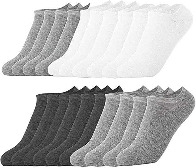 3-12 Pairs Mens Plain Solid Cotton Sports Ankle Athletic Socks Low Cut Size 8-12