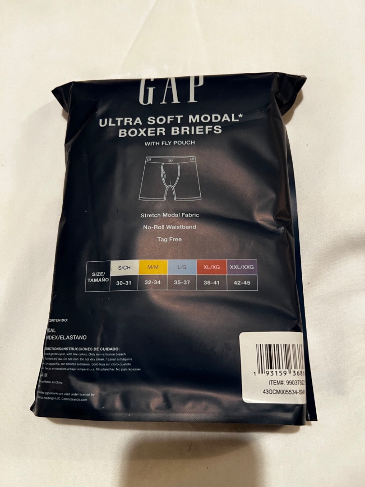 Gap Boxer Brief Grey Medium 4 Pack Ultra Soft Modal