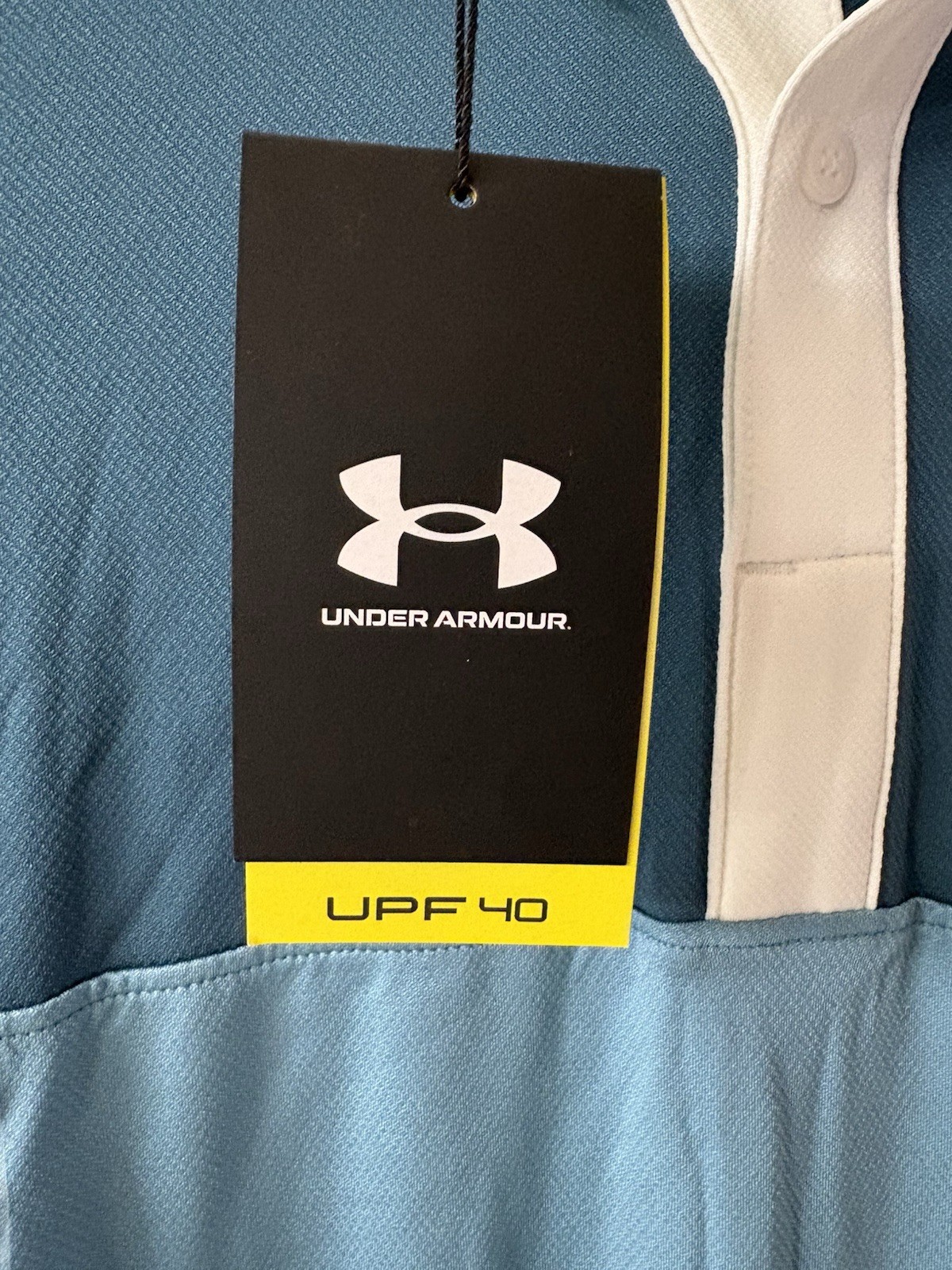 Under Armour The Performance Polo Golf Shirt UPF 40 Loose 92/8 Poly Elastaine