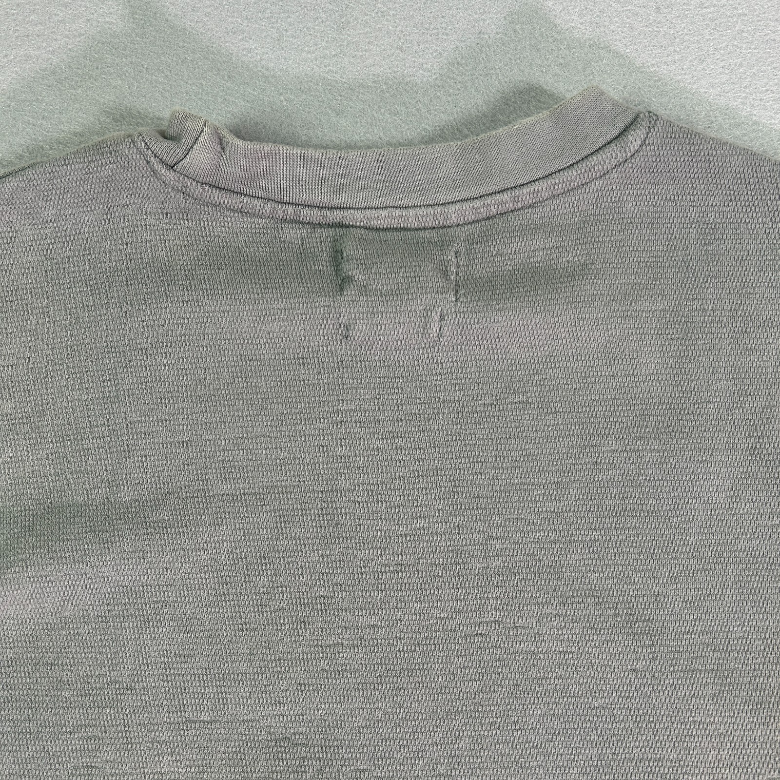 Public Supply Men’s Shirt Small Grey T-shirt Short Sleeve Heavyweight Relaxed