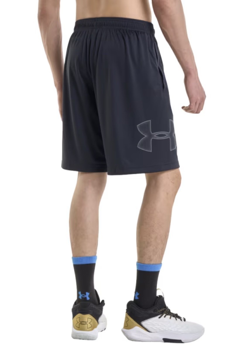 UNDER ARMOUR UA Tech Logo Training Shorts sz Small Black Gray NWT basketball