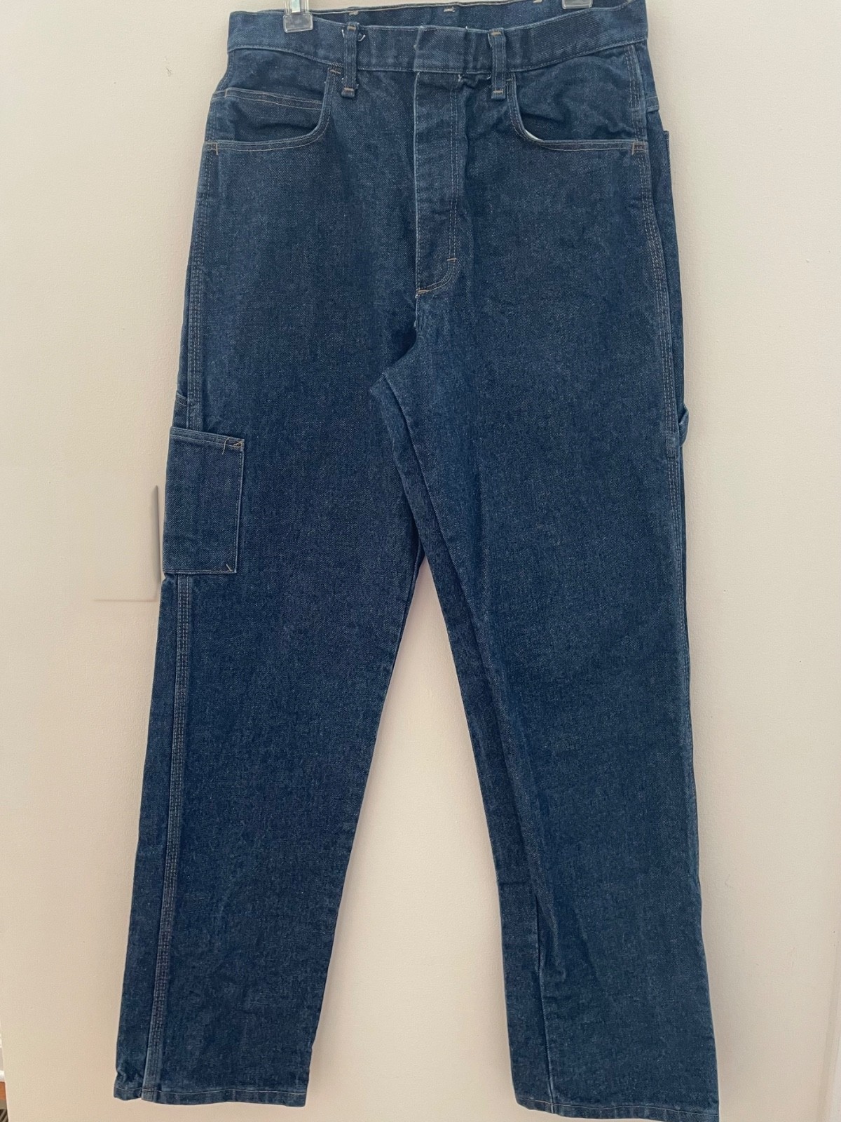 Bulmark FR Mens Blue Carpenter Jeans 32w x 34L Work Demin