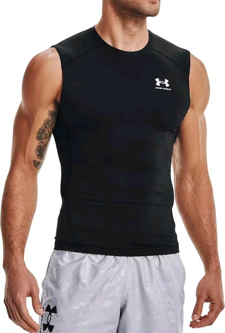 Under Armour Men’s UA HeatGear Compression Shirt, Sleeveless, Tank Top 1361522