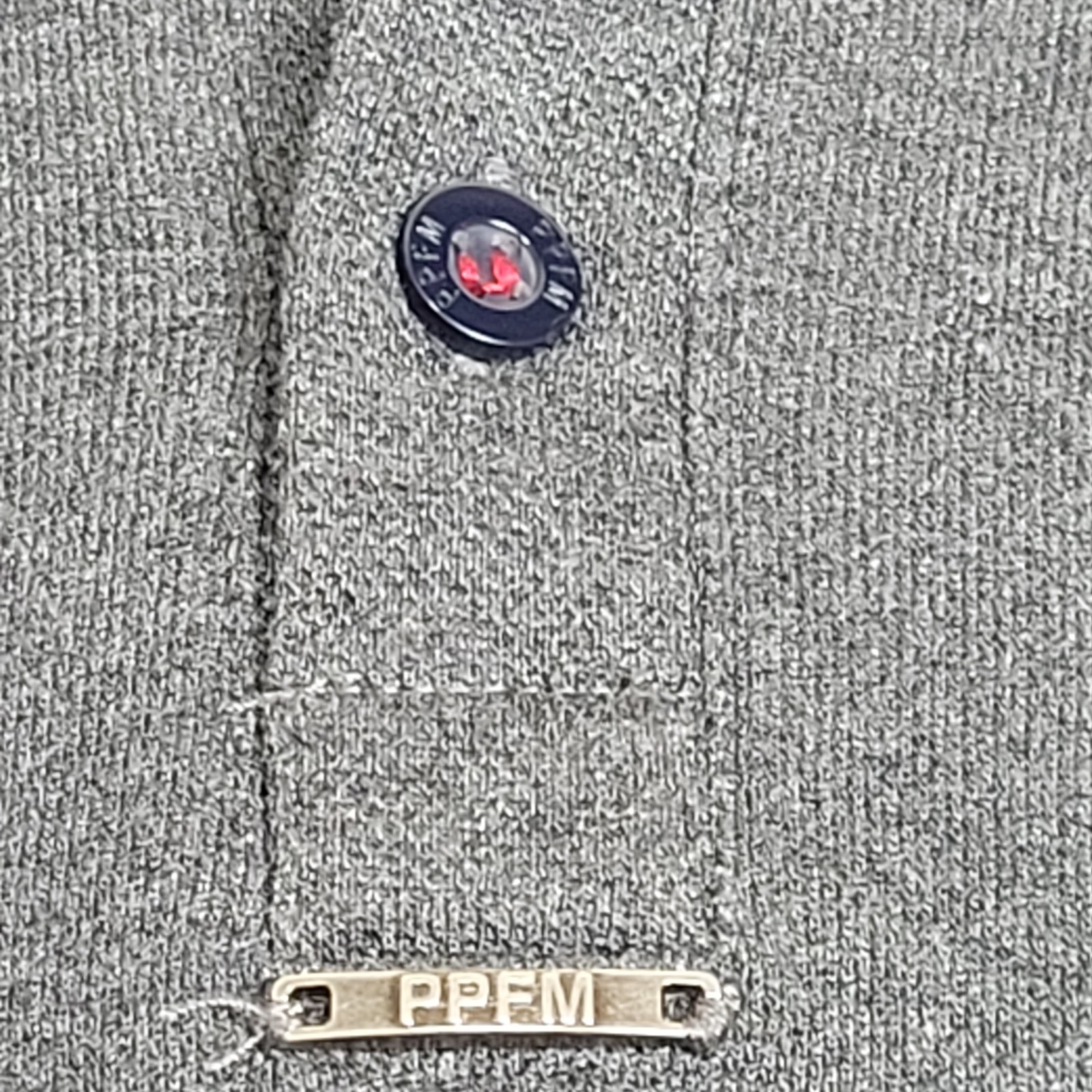 PPFM HOMME Long-Sleeve Pullover Men’s Large Gray Style 8M211 Japanese Streetwear