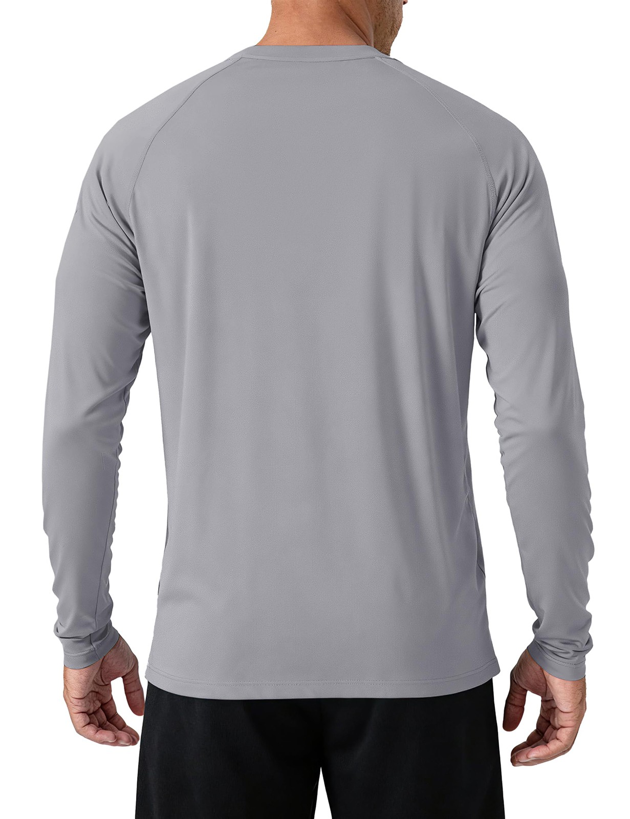 UPF80+ Men’s Fishing Shirts Skin Protection Quick Dry Casual Long Sleeve Tops US