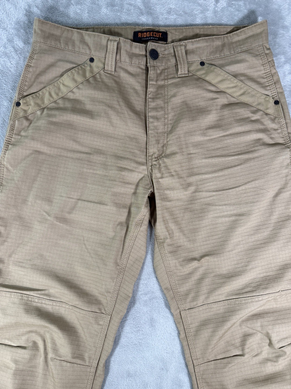 Ridgecut Pants Men’s 36×32 Tan Carpenter Ripstop Workwear