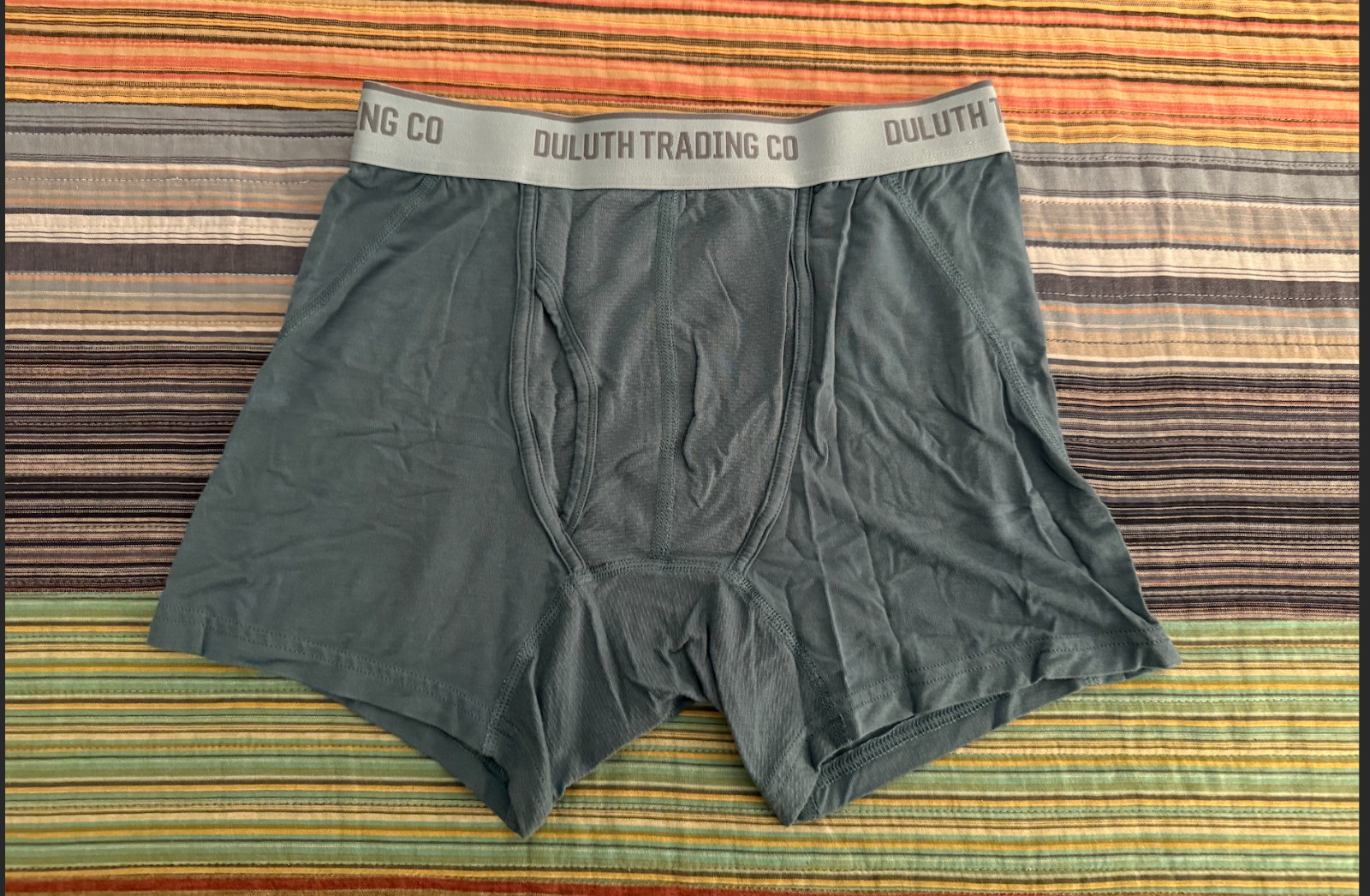 DULUTH TRADING CO. – Men’s Dang Soft Short Boxer Briefs Blue Spruce MEDIUM 81321