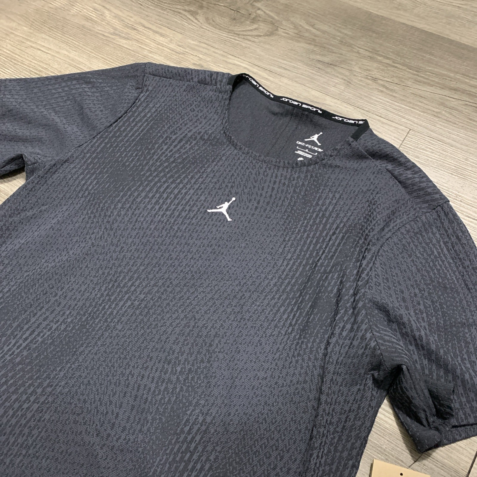 Nike Air Jordan Dri-Fit ADV Performance Shirt Mens Size Large Black FN5864-022