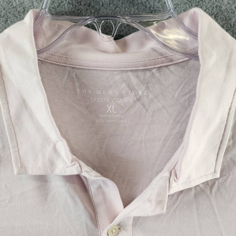 The Men’s Store at Bloomingdale’s Supima Cotton Polo Mens XL Orchid Ice Pullover