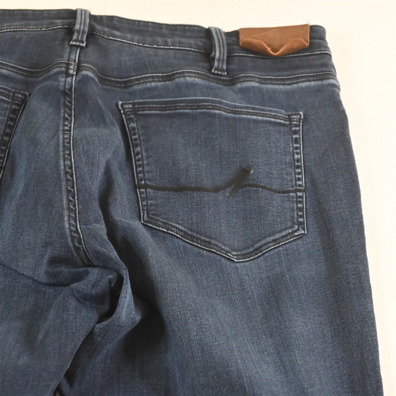 34 Heritage 38×34 Dark Stretch Denim Charisma Classic Straight Mens Jeans
