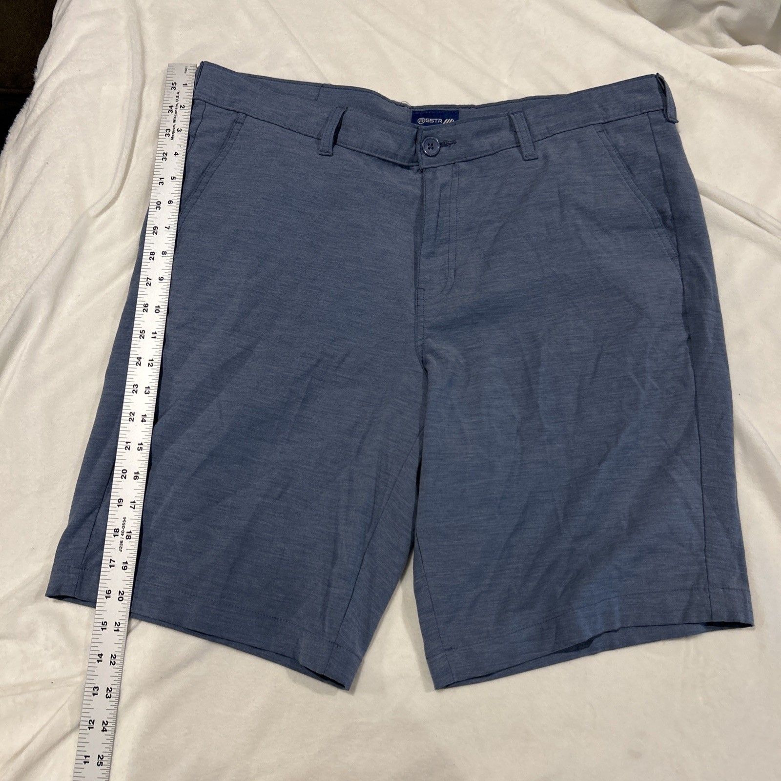 GSTR Men’s Blue Dress Shorts Size 36