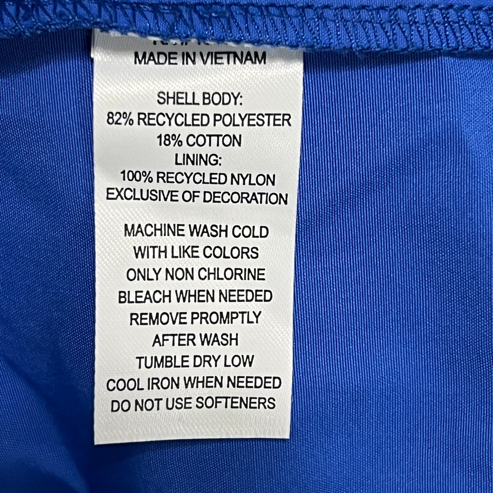 Alpine Design Anorak Pullover Jacket Mens L Blue Hooded Wind Water Resistant NWT