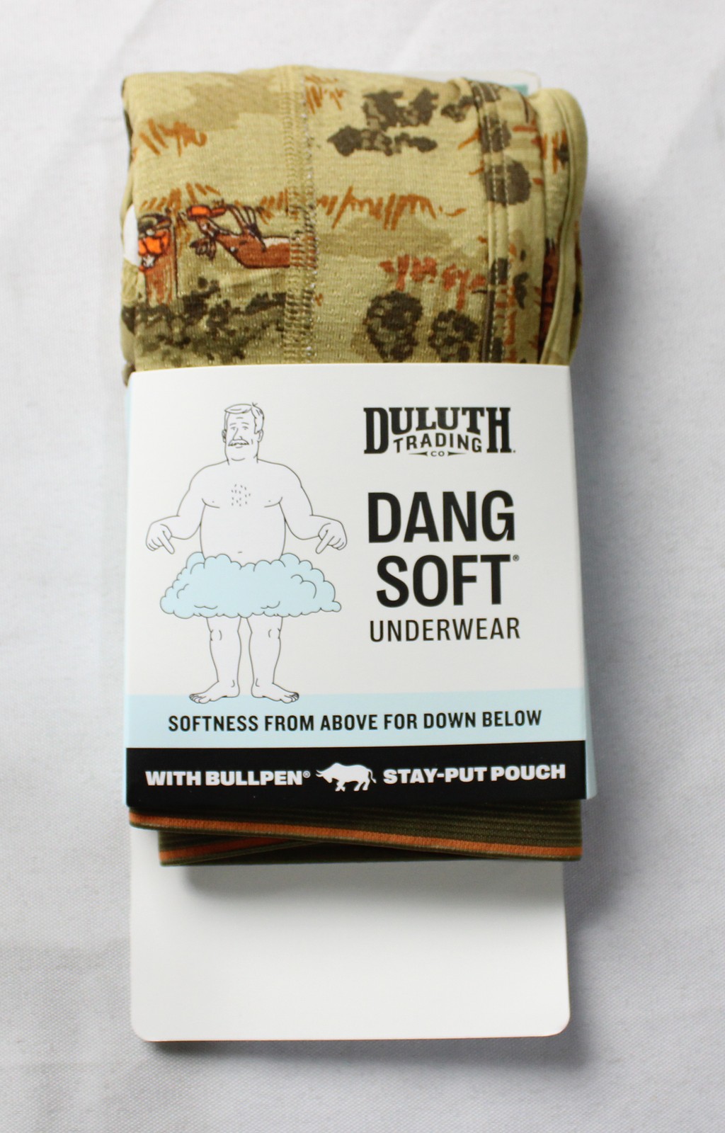 Duluth Trading Men’s Dang Soft Pattern Bullpen Boxer Briefs NN7 Deer Hunt XL NWT