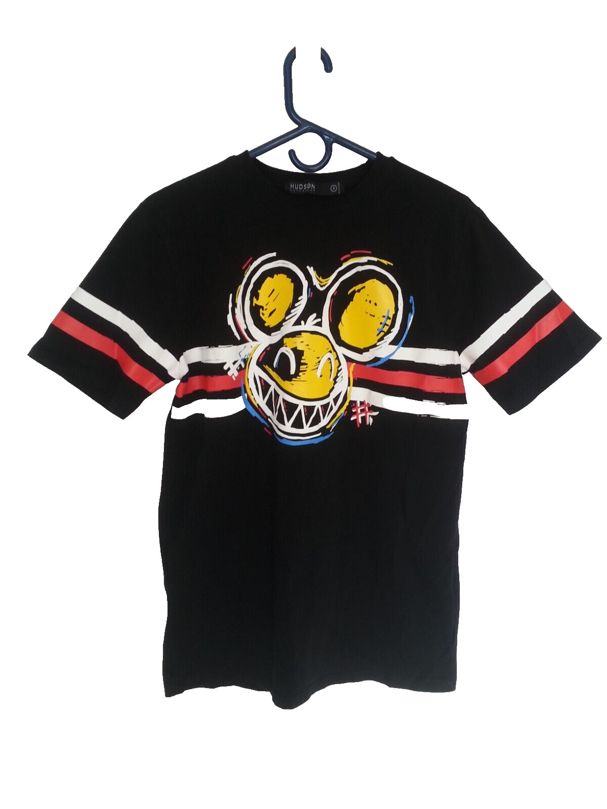 Hudson Outerwear T-Shirt, Ape Monkey Stripes, Sz Men’s Small ~ New Without Tags