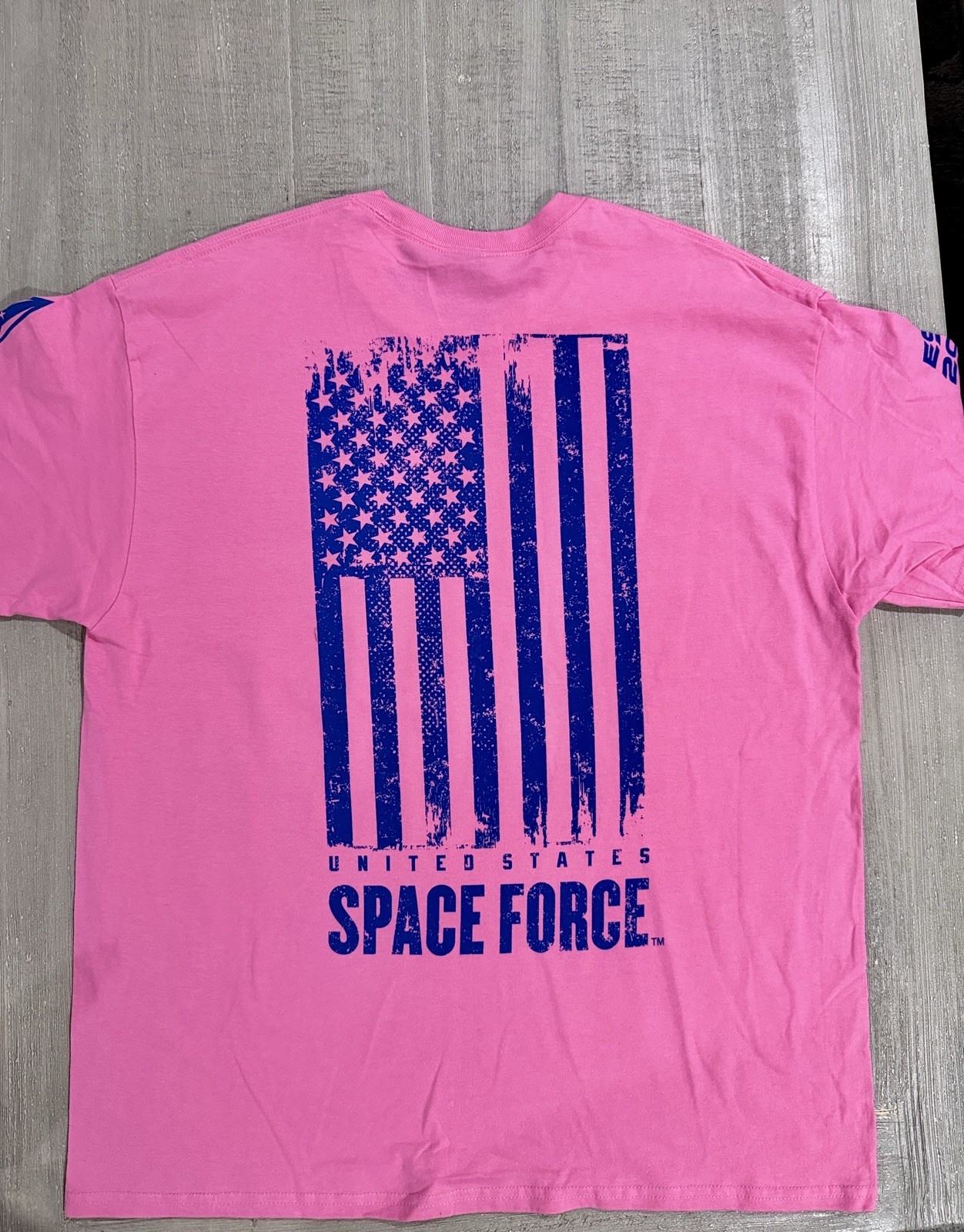 United States Space Force USSF “ALWAYS ABOVE” Pink T-Shirt -Size M / Medium NWT