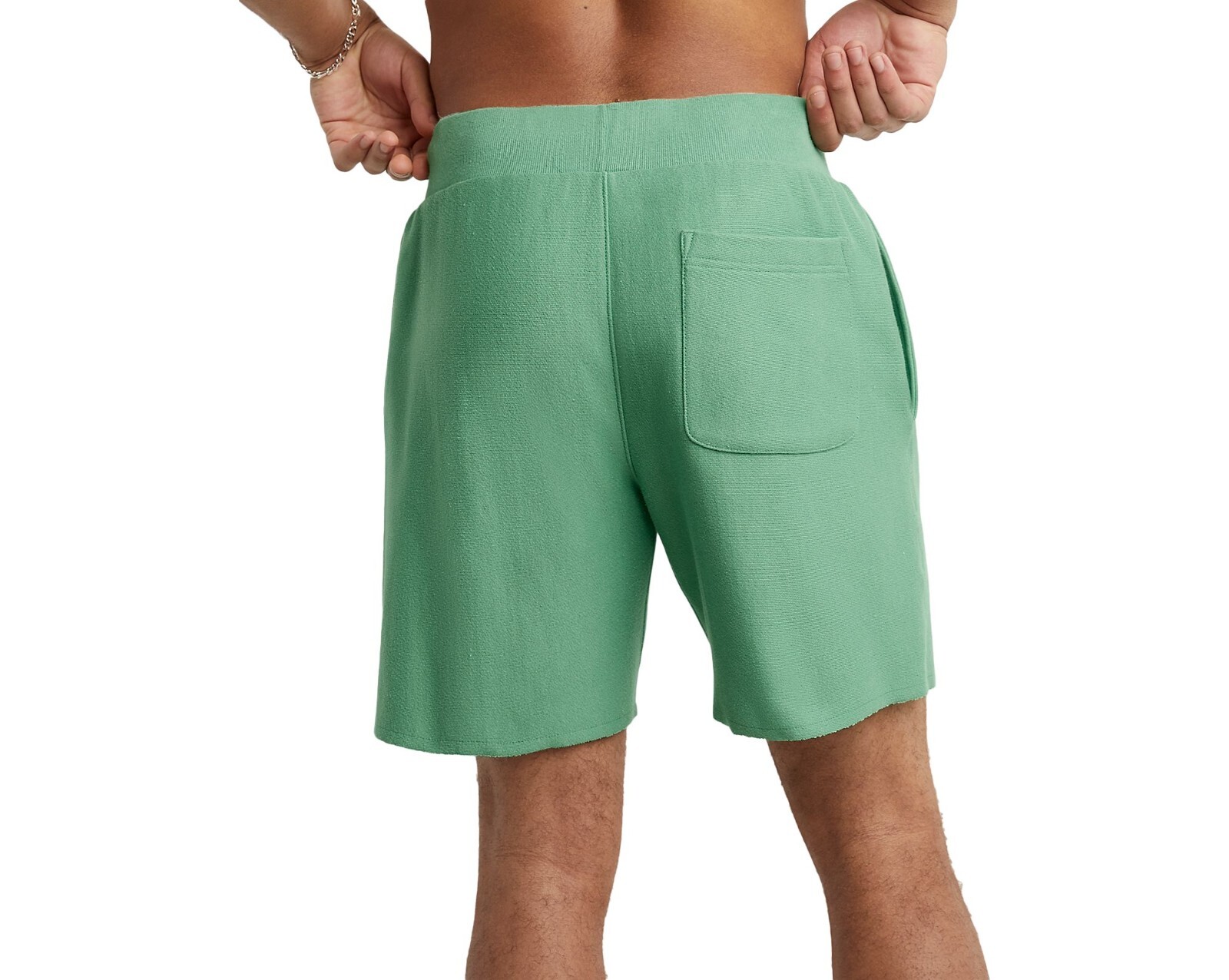 CHAMPION LIFE MENS 7 REVERSE WEAVE CUT OFF SHORTS NATIVE FERN GREEN SIZE LARGE