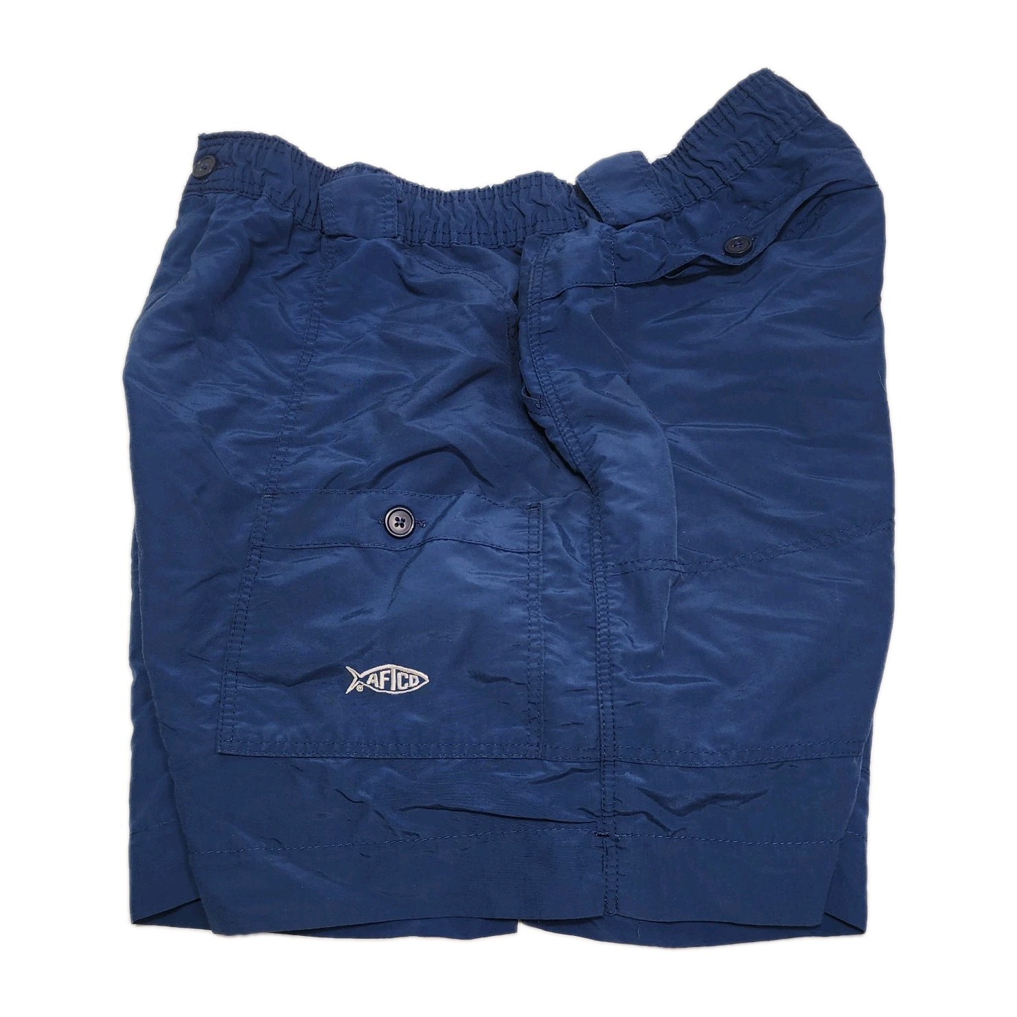 AFTCO American Fishing Tackle 5″ INSEAM Fishing SHORTY Shorts Sz 36 *MINOR FLAW*