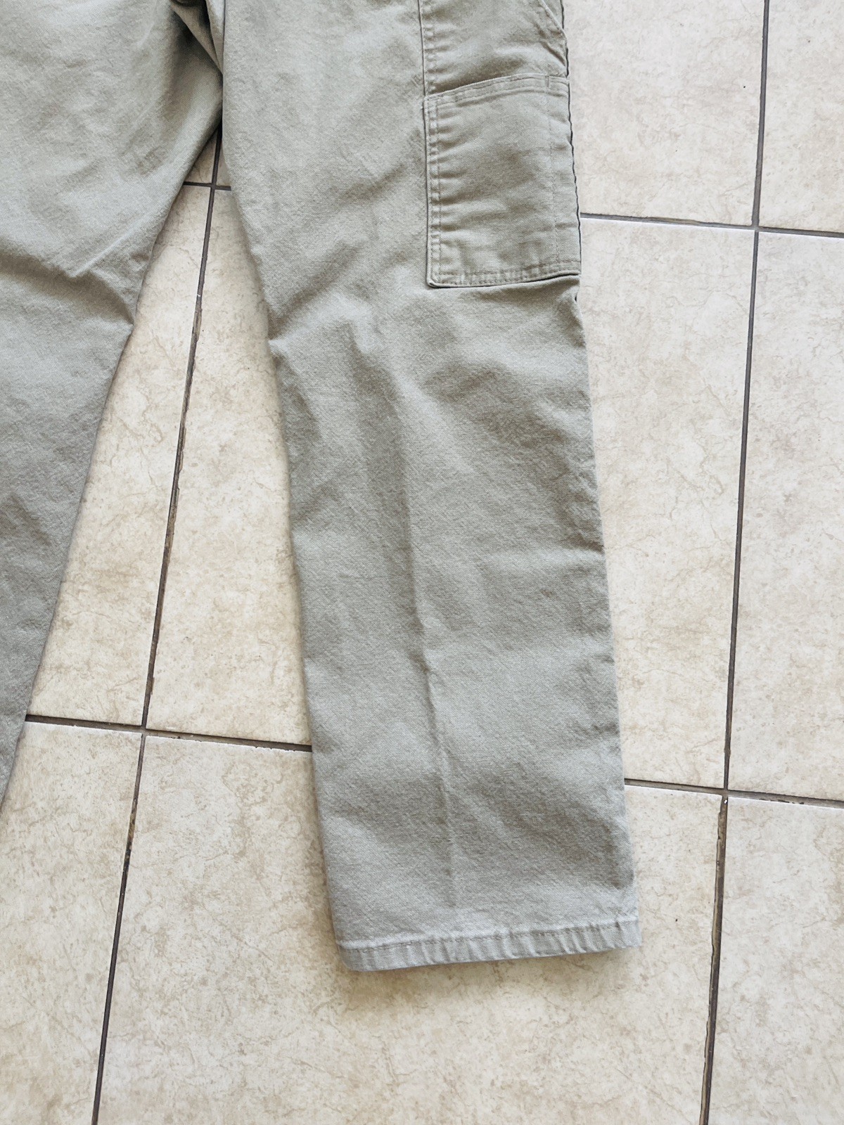Wrangler 1094LXWCK Carpenter Pants Men’s (30×30) Tan Work Utility Denim Beige