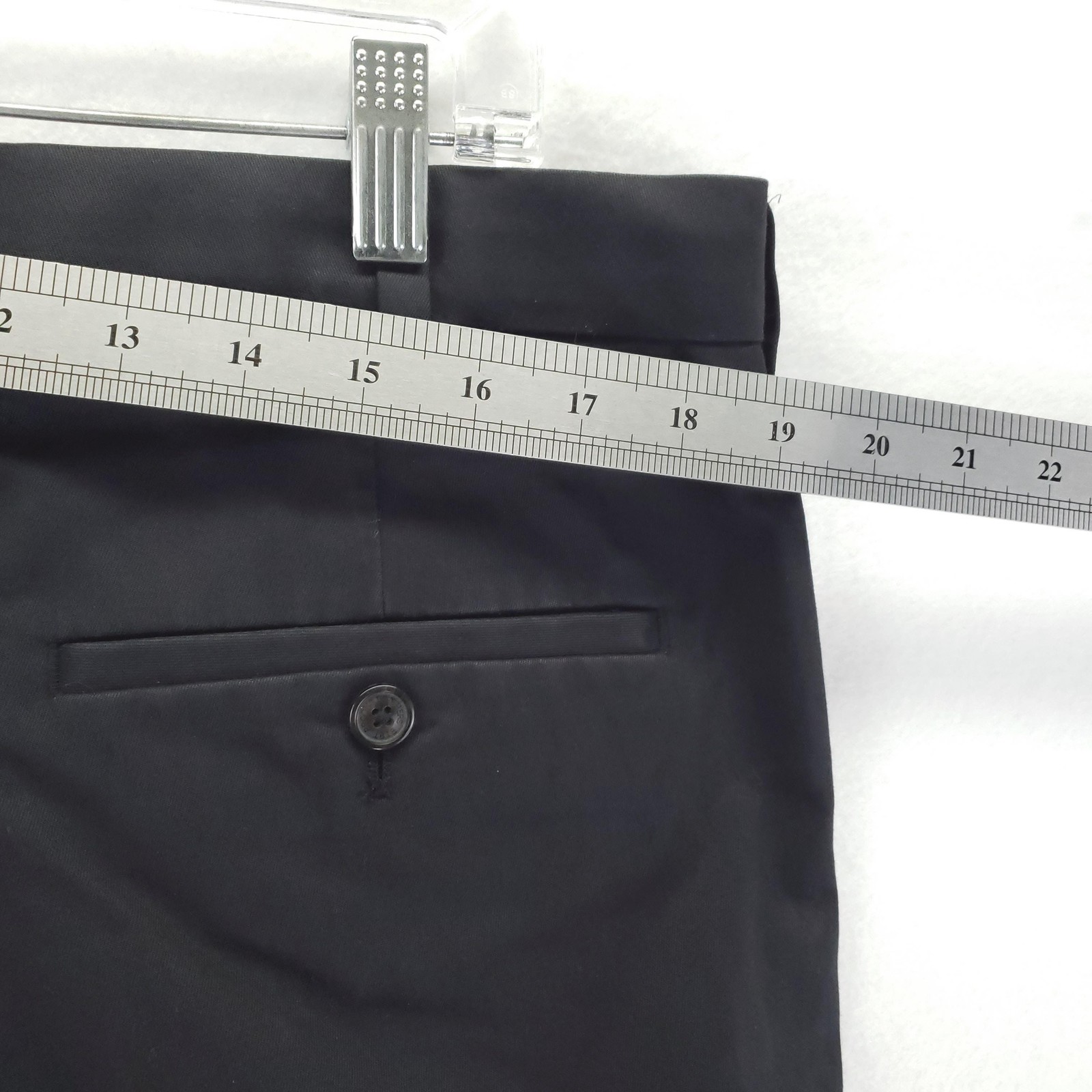 Brooks Brothers Pants Mens 38×32 Black Advantage Clark Fit Stretch Pleated Chino