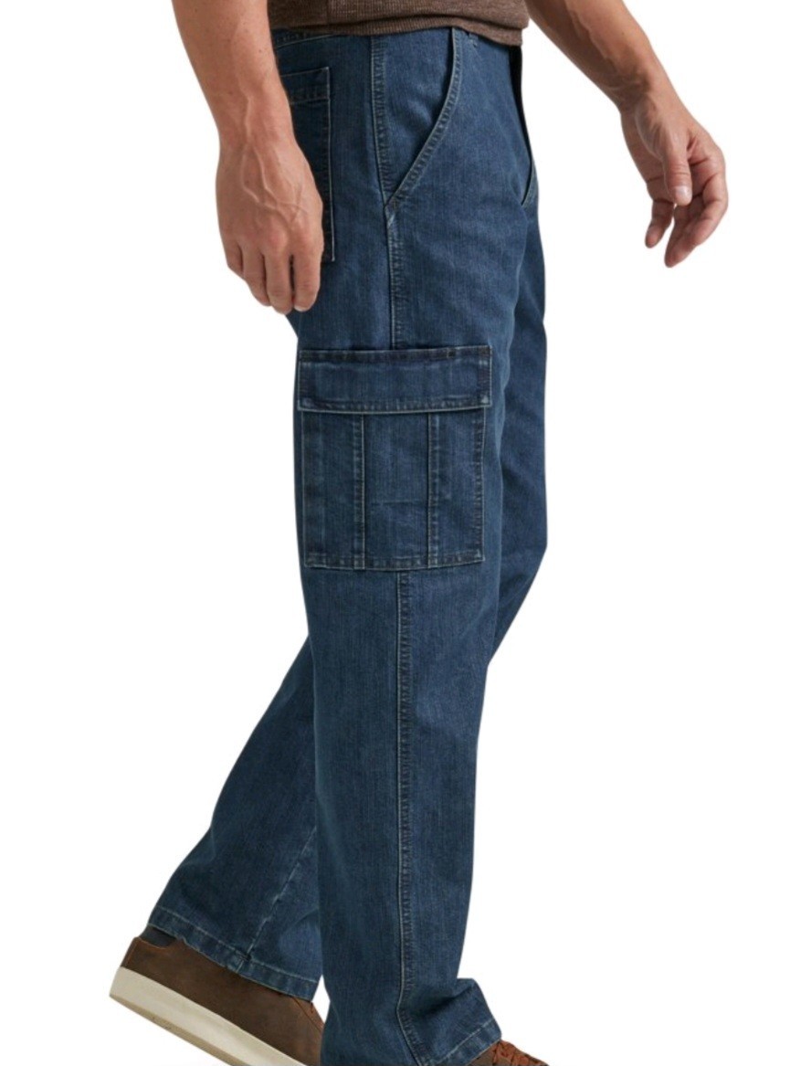 Wrangler Men’s Cargo Jeans 6 Pocket – Relaxed Fit – 1070LGWDS 42×30