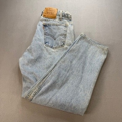 VTG Levis 560 Loose Fit Tapered Leg Baggy Jeans 34×34 (FIT 32×30) Orange Tab 90s