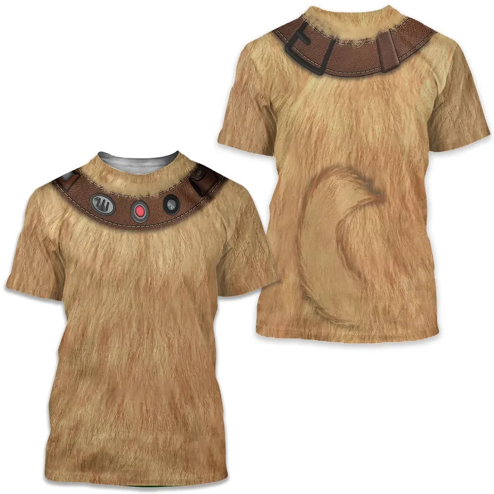 Up Costume Cosplay 3D Shirt, Dug Golden Retriever Halloween Costume Shirt HS796