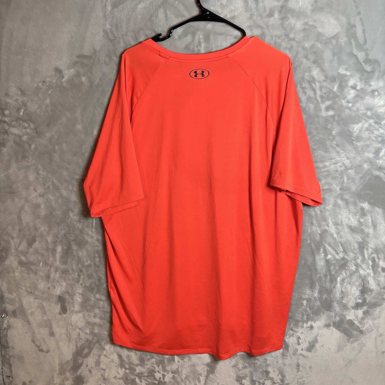 Under Armour Tech Tee Men’s 3XL Orange Short Sleeve Crew Neck Loose Logo