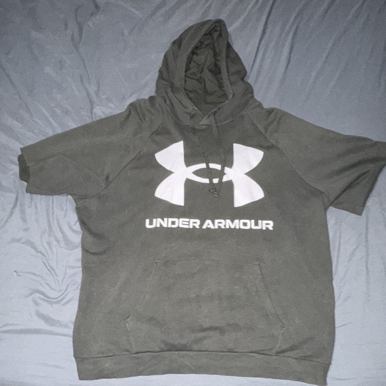 Under Armour ColdGear Men’s 3XL Big & Tall Gray Pullover Fleece Hoodie Pockets