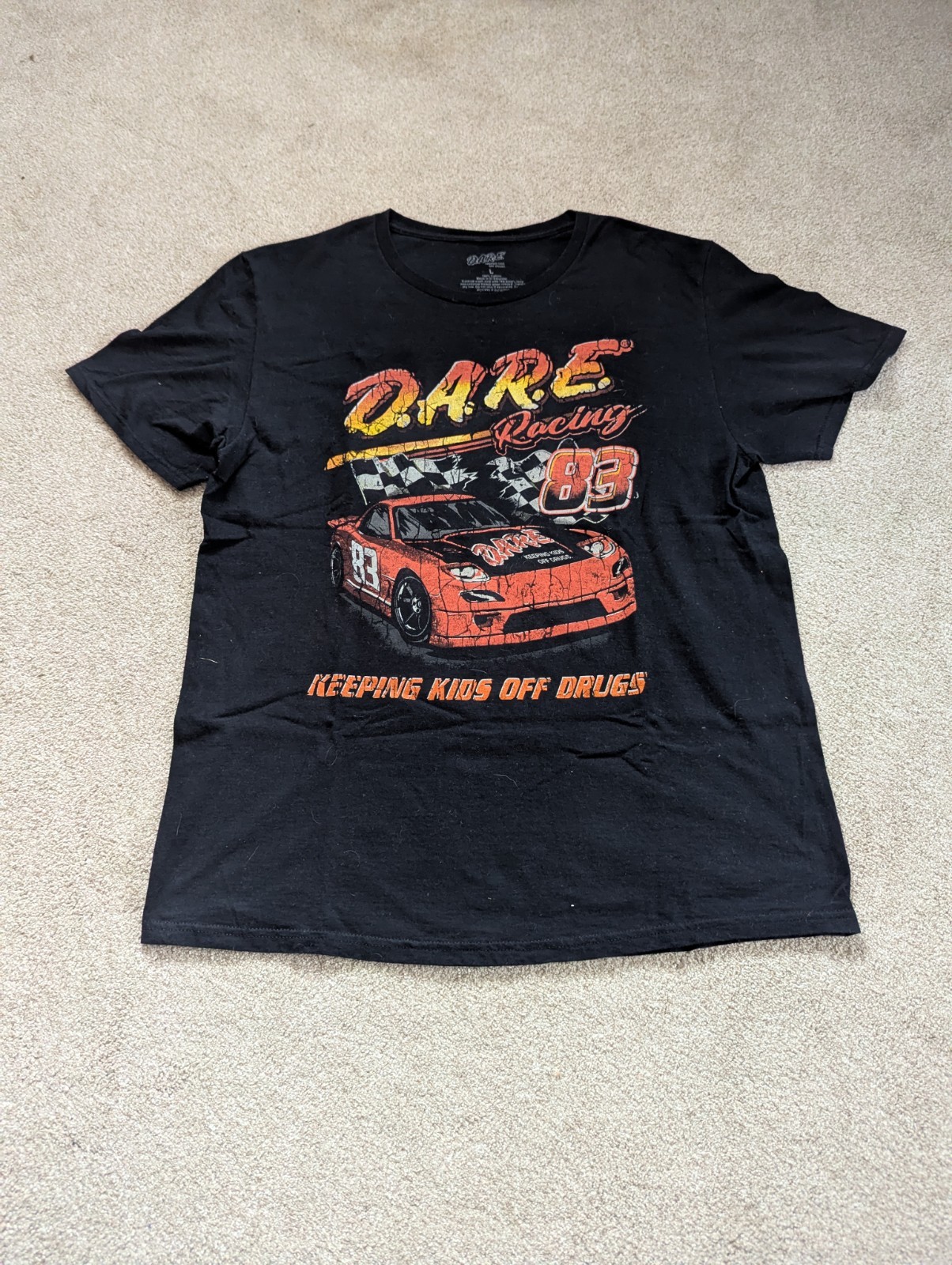 Many Assorted Graphic T-shirts, Various Sizes.