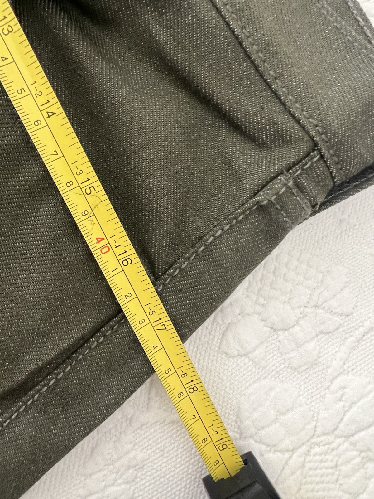 NWT Levis 501 Jeans 30×34 White Oak Cone Denim dark Green Shrink to Fit NEW
